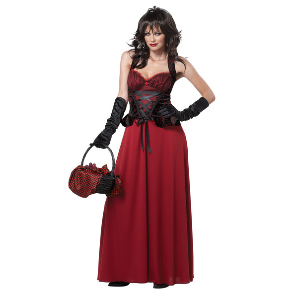 California Costumes Womens Dark Red Riding Hood Small