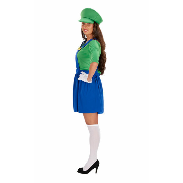 Orion Costumes Womens Green Italian Plumber Dress Small