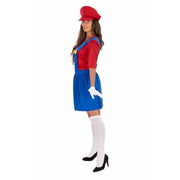 Orion Costumes Womens Red Italian Plumber Dress X-Large