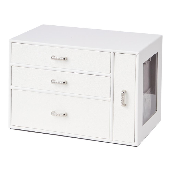 Livingandhome Jewellery Box Orgainzer with Display Window