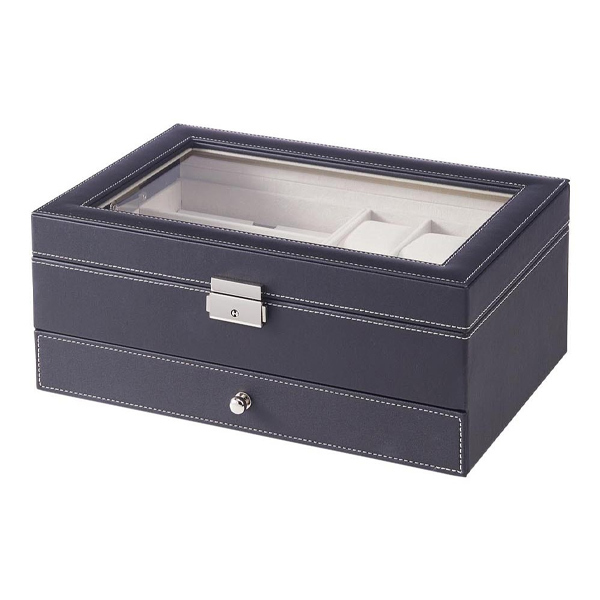 Livingandhome Jewellery Watch Storage Box