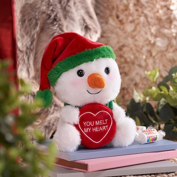 Swizzels Love Hearts Snowman Plush