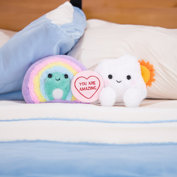 Swizzels Love Hearts Rainbow And Cloud Plush