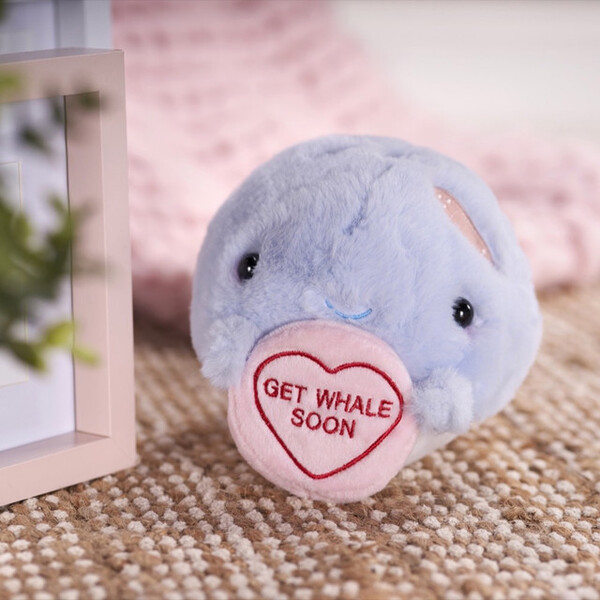 Swizzels Love Hearts Get Whale Soon Plush