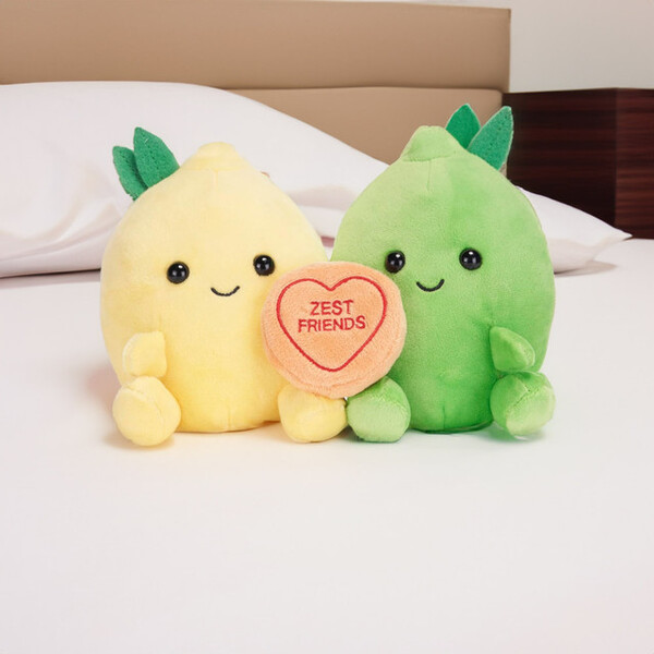 Swizzels Love Hearts Lemon and Lime Plush