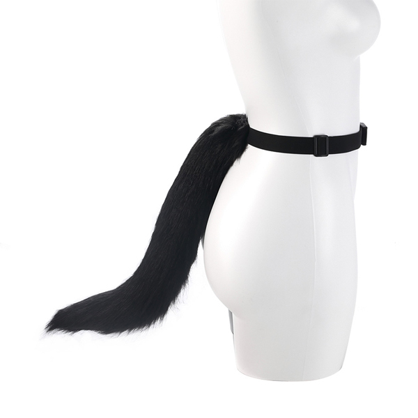 Livingandhome Halloween Fox Tail and Ear Headband Set