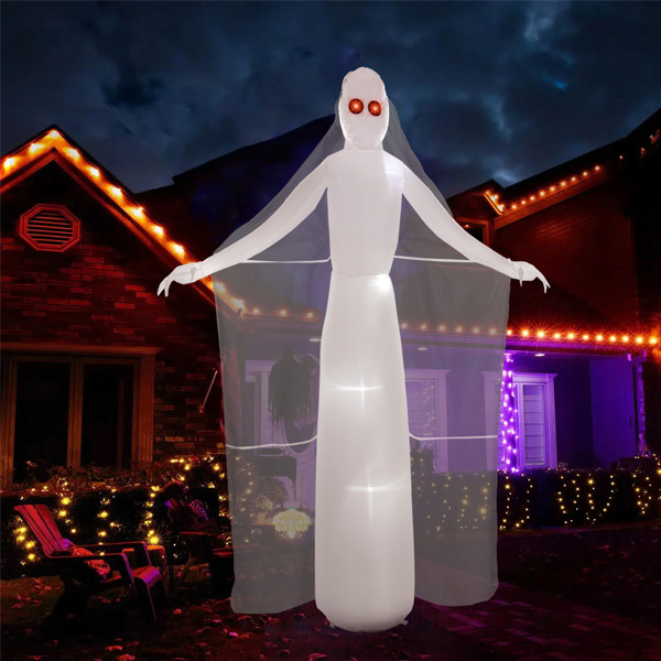 Livingandhome Halloween Ghost Bride Inflatable