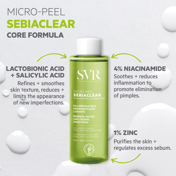 SVR SEBIACLEAR Micro-Peel Unclogging Renewal Essence 150ml