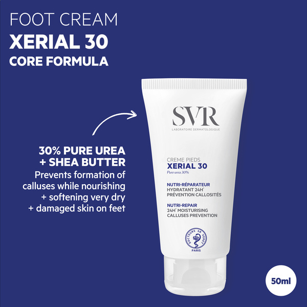 SVR XERIAL 30 Pure Urea Foot Maintenance Cream 50ml