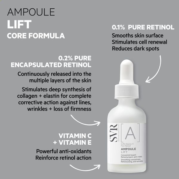 SVR [A] Ampoule Lift Retinol Anti-Wrinkle Serum 30ml