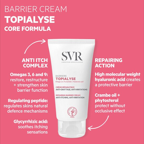 SVR TOPIALYSE Protective Anti-Chafing Barrier Cream, 50ml