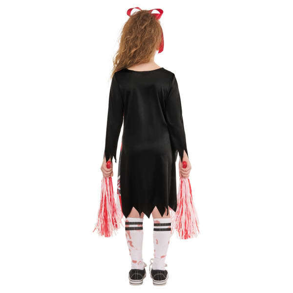 Bristol Novelty Girls Zombie Cheerleader Costume (7-8 Years)