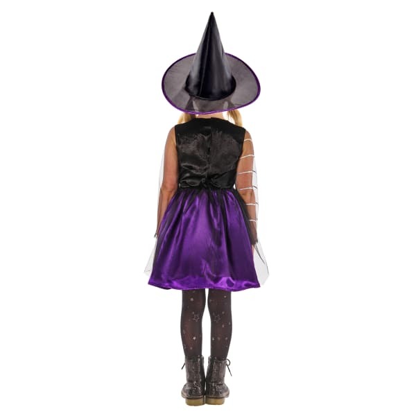 Bristol Novelty Girls Cobweb Witch Costume (3-4 Years)