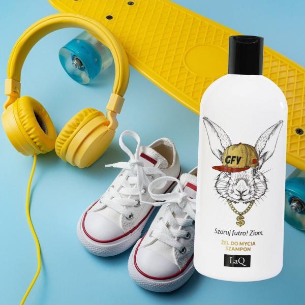 LaQ Wash gel & shampoo 2in1 BUNNY - woody-spicy scent 300ml