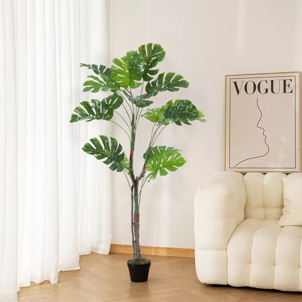 Livingandhome Artificial Monstera Deliciosa Tree 155cm