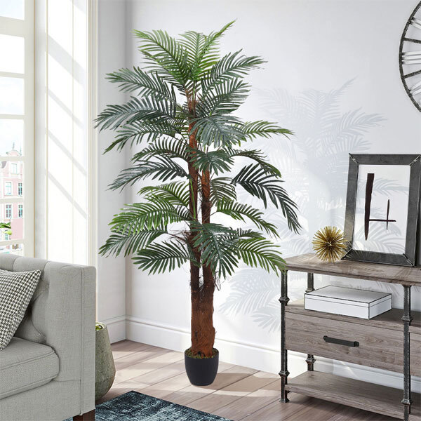 Livingandhome Artificial Cycas Palm Decorative Plant