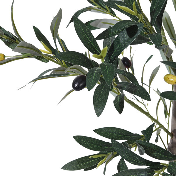 Livingandhome Artificial Olive Tree Decorative Plant 120cm