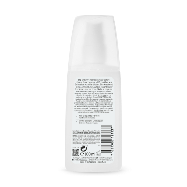 Rausch Detangling Spray Conditioner with Swiss Herbs 100ml