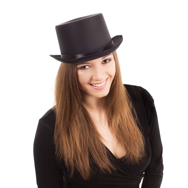 Bristol Novelty Unisex Satin Look Top Hat