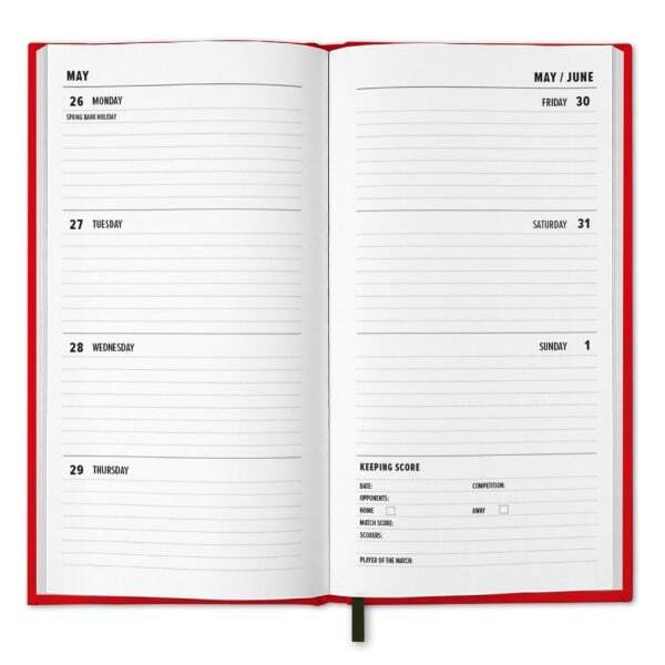 Arsenal FC 2025 Slim Diary