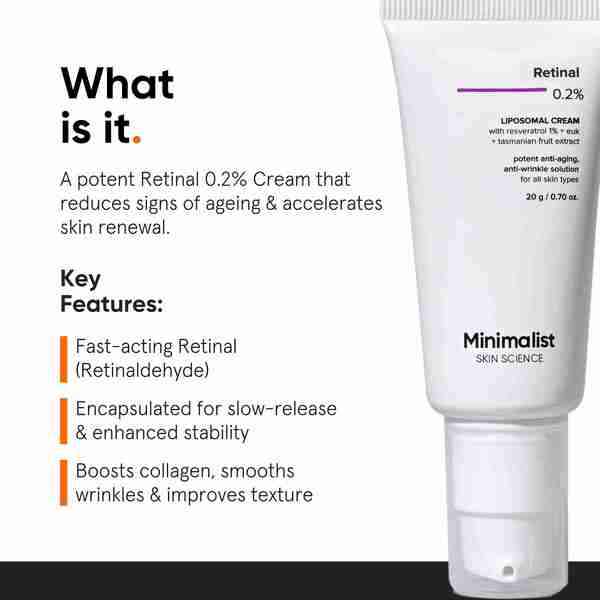 Minimalist Retinal Cream 0.2% 20g