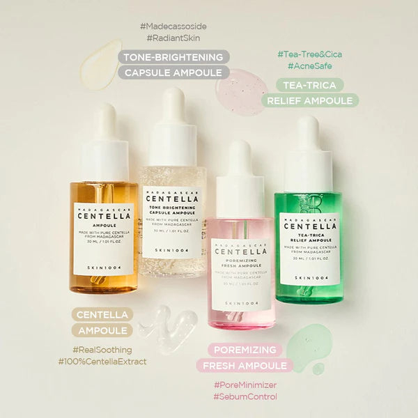 SKIN1004 Centella Ampoule Kit (mini ampoule 4 types) 4 x 30ml