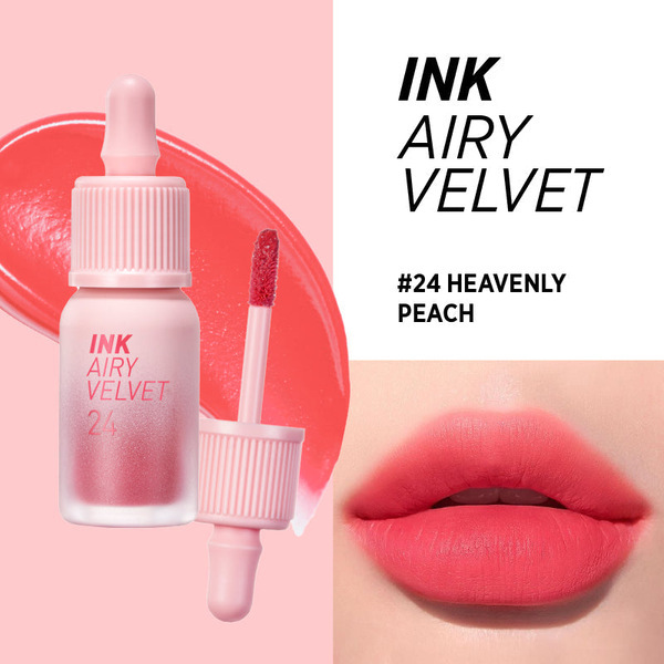 PERIPERA Ink Airy Velvet Tint #24 Heavenly Peach Lip 4g