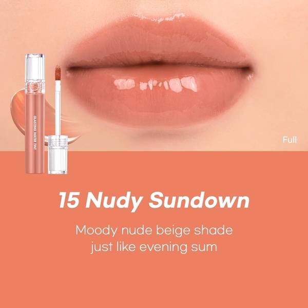 Rom&nd Glasting Water Tint Sunset edition #15 Nudy Sundown 3.5g