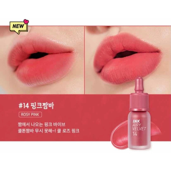 Peripera Ink Airy Velvet Lip Tint #14 Rosy Pink 4g