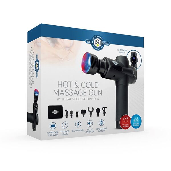 Well Being Hot & Cold Massage Gun with Heat & Cooling Function