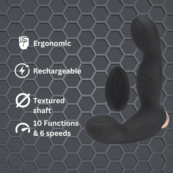 Rev-Pro 10 Function Remote Controlled Prostate Massager