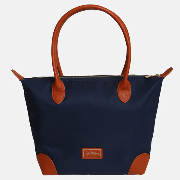 Alice Wheeler Navy Shoreditch Large Tote Bag