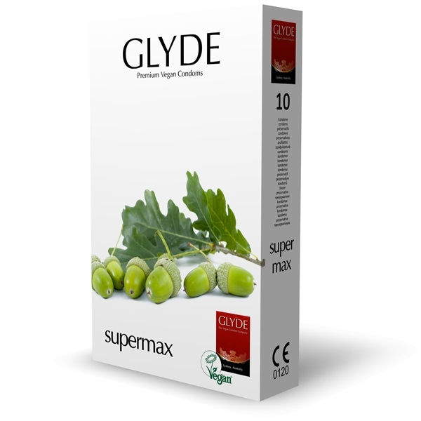 Glyde Ultra Extra Large Vegan Condoms 10 Pack