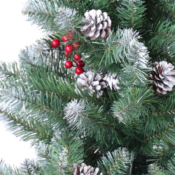 Livingandhome Real Pine Cone Christmas Tree Ornament Set