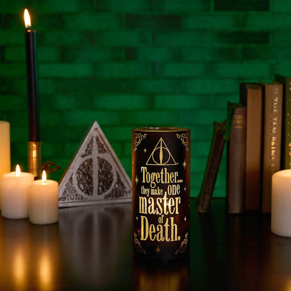 Harry Potter Dark Arts Light Up Tube - Deathly Hallows