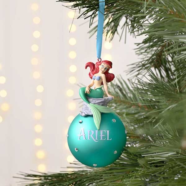 Disney Ariel On A Glass Bauble