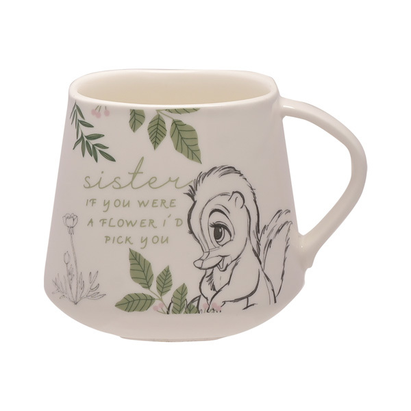 Disney Forest Friends Flower Mug & Coaster Set 'Sister'