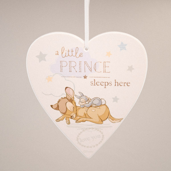 Disney Magical Beginnings Heart Plaque 'Little Prince'