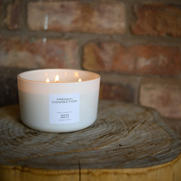 French Connection White Collection Winter Vanilla Candle 431g