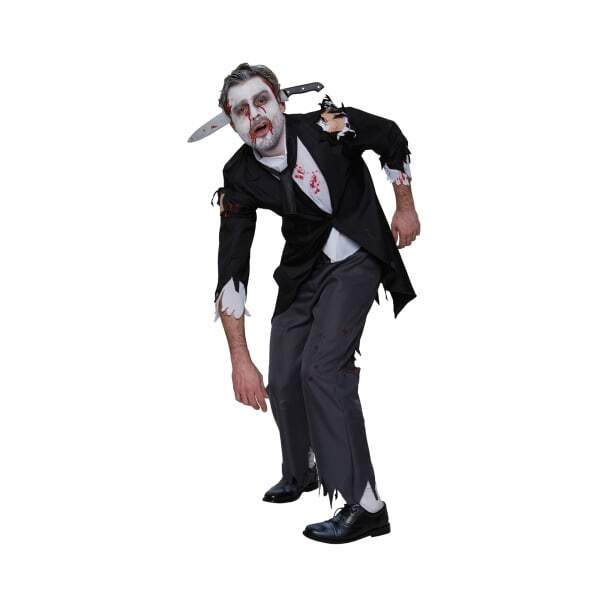 Bristol Novelty Mens Bloody Butler Costume (Standard)