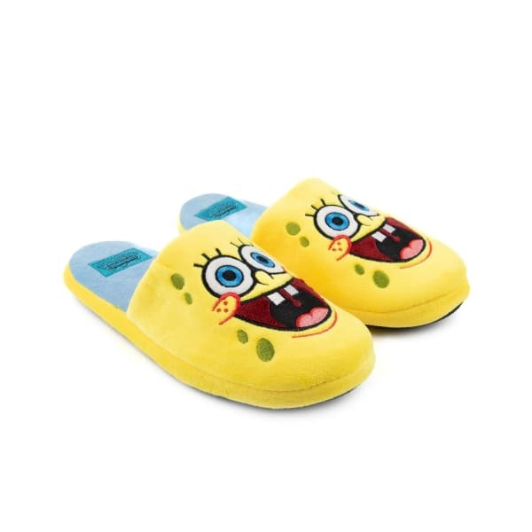 SpongeBob SquarePants Adult Contrast Slippers (3-4)