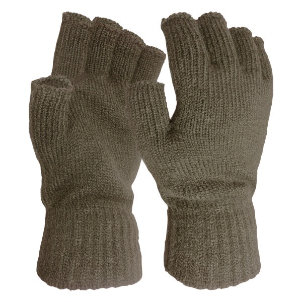 FLOSO Mens Fingerless Winter Gloves