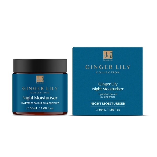 Dr Botanicals Gingerlily Night Moisturiser Pack 2 x 50ml