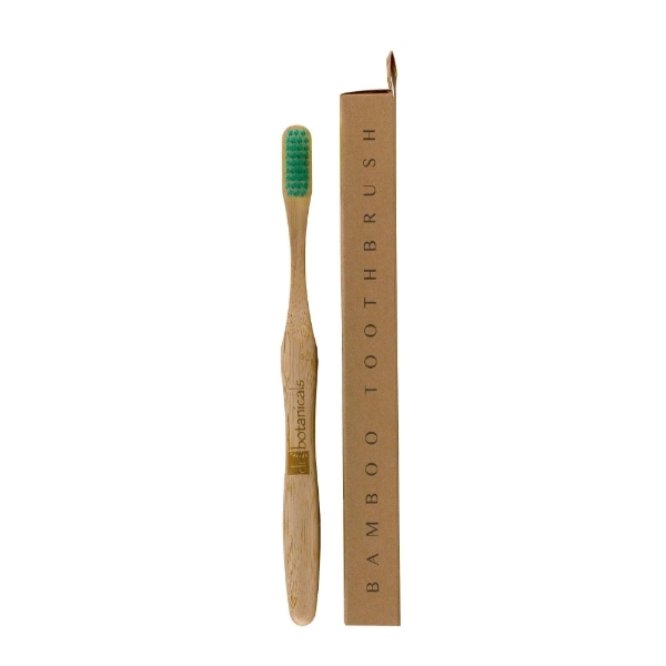 Dr Botanicals Bamboo Toothbrush Green Twin Savings Pack