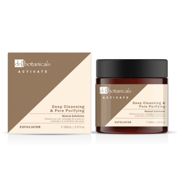 Dr Botanicals Purifying Walnut Exfoliator Duo Pack 2 x 60ml