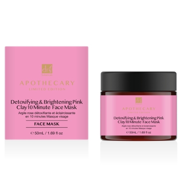 Dr Botanicals Detoxifying Pink Clay Mask Twin Pack 2 x 50ml