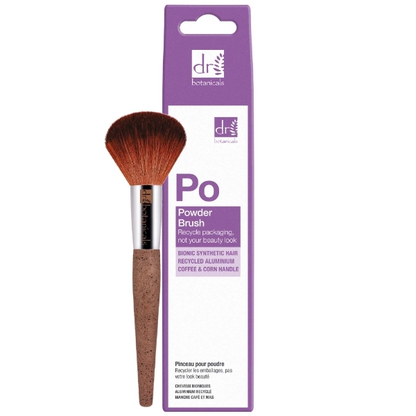 Dr Botanicals Coffee Ground Powder Brush Twin Value Pack