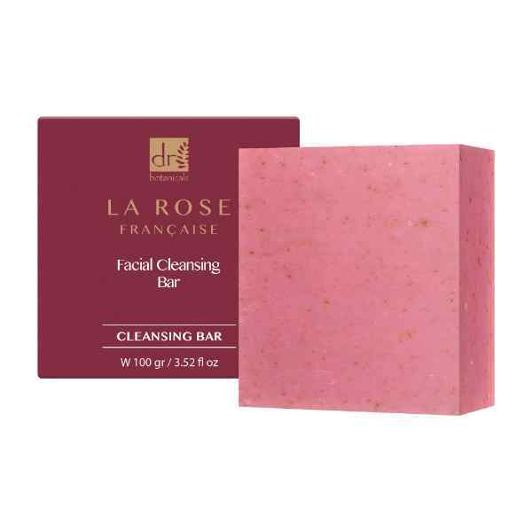 Dr Botanicals La Rose Francaise Face Cleansing Bar 2 x 100g