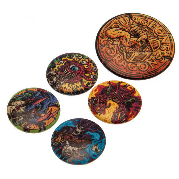 Dungeons & Dragons Badge Set (Pack of 5)