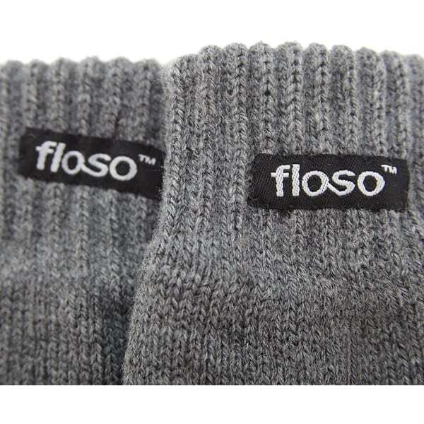 FLOSO rens Unisex Knitted Gloves (3M 40g) (12-13 Years)